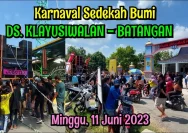 Antusiasme Warga Klayusiwalan Meski Rute Karnaval Sedekah Bumi Dipadamkan Sementara