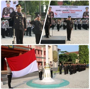 Polresta Pati Menggelar Upacara Hari Lahir Pancasila untuk Memperkuat Nasionalisme