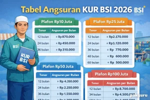 Tabel KUR BSI 2026: Solusi Pembiayaan Syariah yang Terjangkau untuk UMKM